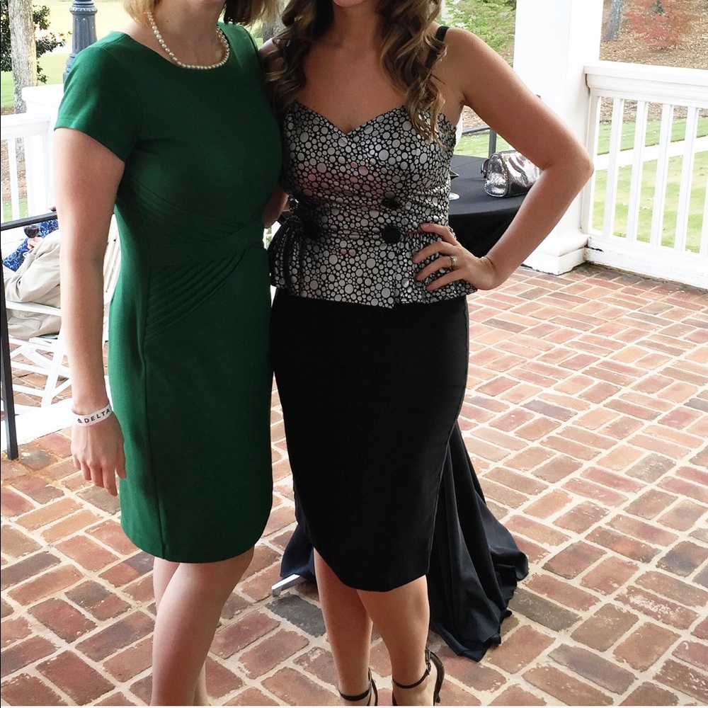 Black and Silver Retro Pin-up Dress